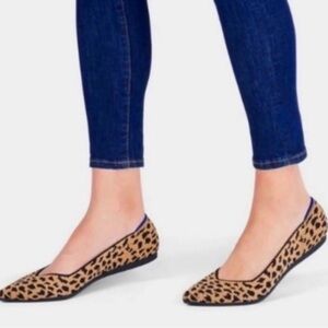 Rothy’s Leopard Point Flats